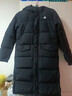 adidas通勤羽绒服 休闲长款鸭绒男女秋冬阿迪达斯官方轻运动   黑色   L 实拍图