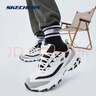 斯凯奇新年礼物黑白金|男鞋经典熊猫鞋增高时尚校园复古老爹鞋666114 实拍图