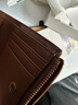 CHARLES&KEITH质感纯色包包女包多卡位短款钱包女士生日新年礼物CK6-10680907 Chocolate巧克力色 XXS 实拍图