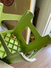 网红塑料凳子30.5cm客厅防滑凳餐桌凳简约可摞叠便携凳浴室凳 绿色【两种款式随机发】 （一个装） 实拍图