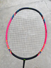 李宁（LI-NING）羽毛球拍战戟小马达全碳素荧光果粉3U已拉线AYPU075-3 实拍图