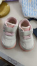 泰兰尼斯春季学步鞋男宝宝鞋子女童婴儿鞋透气软底机能鞋白/粉（超纤）19 实拍图