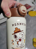 史努比（SNOOPY）儿童保温杯吸管倒水两用学生水杯316不锈钢带杯套水壶杯子500ML咖 实拍图