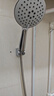 四季沐歌（MICOE）增压淋浴花洒喷头套装 浴室大面板淋浴头电镀手持花洒三件装HS122 实拍图
