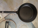 九铸金标立盖26cm深煎锅铸铁锅平底锅无涂层不粘锅燃气灶电磁炉煎炒锅 实拍图