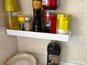 懒角落厨房置物架多功能壁挂挂架家用调料架免打孔调味料收纳架方型40cm 实拍图