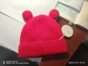 爱贝迪拉婴儿帽子秋冬季婴幼儿男宝宝护耳毛线帽秋冬款一岁女儿童针织帽M 实拍图
