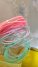 森林龙魔力彩虹圈怀旧玩具七彩弹簧圈伸缩圈魔术弹力圈儿童趣味早教礼物 中号【马卡龙色】一个 实拍图