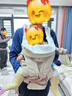 ERGObaby二狗背带婴儿抱娃神器四季透气外出旅行遛娃神器breeze解放双手 Omni Deluxe自然米色+口水巾 实拍图