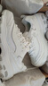 斯凯奇（Skechers）女鞋秋冬小白鞋蕾丝休闲运动熊猫鞋黑色增高厚底老爹鞋11959 白色/WHT 36 尺码偏小半码，建议选大半码 实拍图
