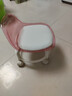 亚克力小凳子静音带万向轮儿童学步凳网红小椅子滑轮矮凳浴室凳 颜色随机【活动款】 实拍图