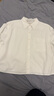 优衣库女装/男女同款牛津纺箱型衬衫/衬衣合作款25秋冬新款479974 479974/00白色 M 实拍图