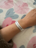 唯一（Winy）银手镯足银9999开口镯子纯银饰品生日新年礼物送女友老婆妈妈 实拍图