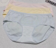 京东京造【首次免洗】纯棉女士内裤山茶花10A抗菌桑蚕丝裆中腰少女 L 实拍图