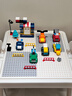 乐亲（Lechin）兼容乐高大颗粒折叠儿童拼装书架积木桌咖色137粒汽车 圣诞节礼物 实拍图