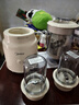 美的（Midea）榨汁料理机橙汁机榨汁杯多功能易清洗家用小型搅拌机打米糊果汁机婴儿辅食机一机三杯MJ-WBL2507C 实拍图