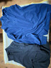 优衣库男装柔滑弹力摇粒绒半拉链套头衫/长袖25秋冬新款481184 66 蓝色 L /175/100A 实拍图
