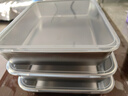 冇觅优品不锈钢保鲜盒食品级带盖方盘冰箱收纳盒盘子野餐盒饺子方盒长方形 实拍图