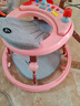 YEESOOM英式婴儿学步车防侧翻宝宝多功能儿童助步车6-18个月手推音乐玩具 25款音乐版-智能锁七档-藕粉 升级版 实拍图