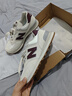NEW BALANCE NB574官方休闲鞋女鞋复古舒适秋冬透气网鞋礼物轻便百搭运动鞋 米白色 WL574RCF 38 (脚长24.5cm)尺码详询客服 实拍图
