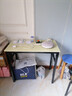 折叠桌电脑桌家用学习桌办公培训面试会议长桌地摊桌弹簧双层桌子 长80宽40高74cm(单层单桌) 实拍图