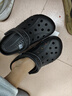 CROCS卡骆驰洞洞鞋贝雅男鞋女鞋轻便耐磨一脚蹬拖鞋休闲鞋|10126 黑色-001 39 (240mm) 实拍图