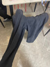罗蒙（ROMON）【加绒可选】灯芯绒加厚休闲裤男秋冬新款抽绳腰中青年直筒长裤男 7K035609R灰色【加绒款】 L (175) (建议110-130斤) 实拍图