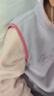 迪士尼艾莎女童马甲秋冬儿童背心春秋外穿爱莎公主宝宝摇粒绒马夹 JXAM3001D紫色 130  实拍图