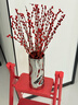 九月生银柳真花30支年宵花干花礼盒新年装饰摆件鲜切室内花卉60cm不含瓶 实拍图