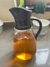 乐扣乐扣（LOCK&LOCK）玻璃油壶防漏油瓶调味酱油米醋瓶厨房家用大容量自动开合 黑色CKO101BLK 倒油壶 550ml 550ML 实拍图