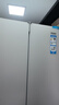 海尔（Haier）【25年新品白色】418/505/509升家用冰箱一级能效全空间保鲜EPP超净594mm零距离嵌入十字多门冰箱 【全域净化】418升白色+EPP超净+黑金净化 实拍图