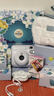 INSTAX富士instax立拍立得 一次成像相机 mini12精美礼盒 月光茉莉 含10张fafa花边相纸 实拍图