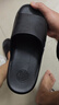 回力静音男士室内户外穿厚底防滑速干洗澡凉拖鞋HL3A23黑色40-41码 实拍图