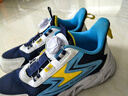 361°童鞋 儿童跑鞋四季男女童3-14岁助推科技旋钮跑鞋 蓝35 实拍图