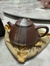 百年利永宜兴紫砂壶纯手工原矿紫泥子冶石瓢壶功夫茶具套装家用泡茶壶 单壶 230ml 实拍图