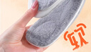 邦尼世家2双装保暖鞋垫加绒运动棉鞋垫男女减震加厚防寒冬季 灰色 41码  实拍图