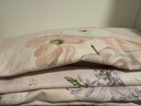 罗莱家纺全棉加厚磨毛四件套冬季纯棉被套床单床上用品 紫220*250 实拍图