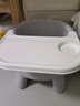 日康（rikang）宝宝餐椅 叫叫椅婴儿学坐椅多功能儿童吃饭餐桌 RK-X2009-5 灰色 实拍图