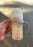 贝亲（Pigeon）自然离乳 PPSU重力球吸管双把手奶瓶 240mL  6月+ AA252 实拍图