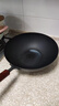 炊大皇铁锅家用无涂层不锈炒锅燃气灶专用炒锅炒菜锅平底锅极铁锅32cm 实拍图