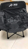 野徒者户外折叠椅露营椅子躺椅便携折叠月亮椅小凳子折叠凳钓鱼凳 【高密承重】曜石黑+收纳袋 出口质量加粗 实拍图