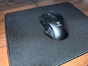 AOC电竞游戏鼠标垫中小号300*250*4mm加厚锁边办公键盘电脑书桌垫 黑色粗面 M200 控制版 实拍图