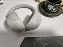 索尼（SONY）WH-1000XM5 头戴式无线耳机 蓝牙降噪耳机1000XM4升级款 网课游戏礼物送男女友学生 铂金银 实拍图