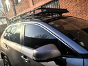 韩特免横杆锰钢汽车行李架车顶框筐行李框架车载旅行架越野SUV改装 天窗版(附件=网+雨布+绑绳) 160cm长 实拍图