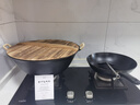夏老大非遗生铁锅铸铁炒锅古法无涂层物理不易粘炒锅圆底双耳炒菜锅46cm 实拍图