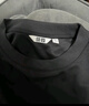 优衣库男装女装快干圆领T恤/短袖482300 09 黑色 L 实拍图