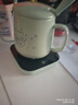 小熊（Bear）加热杯垫陶瓷杯套装恒温电热杯垫办公室家用热牛奶神器55度养生保温杯暖奶热奶器暖暖杯秋冬季礼物 DRBD-C16J5加热杯垫+陶瓷杯套装 0.3L 实拍图