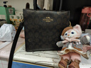 蔻驰女包包奢侈品大牌托特斜挎包手提琴谱包 胡桃木色配黑色CBQ34IMXAQ 实拍图