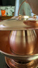 炊老爷紫铜火锅炉铜锅老北京纯铜火锅老式木炭涮肉鸳鸯锅暖土碳专用锅具 特厚清汤锅（14人以下使用） 40cm 实拍图