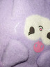 Hello Kitty库洛米儿童手套冬保暖针织毛线半指卡通可爱女宝宝幼儿翻盖手指套 C5225库洛米紫色 均码/适合5-10岁 实拍图
